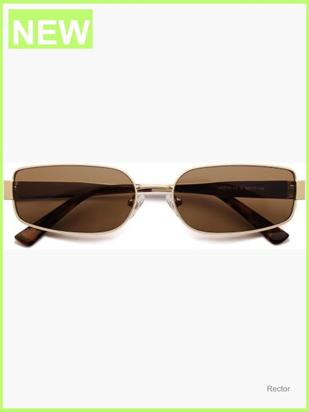 Retro Rectangle Sunglasses 90s Vintage Sunnies for Women Men